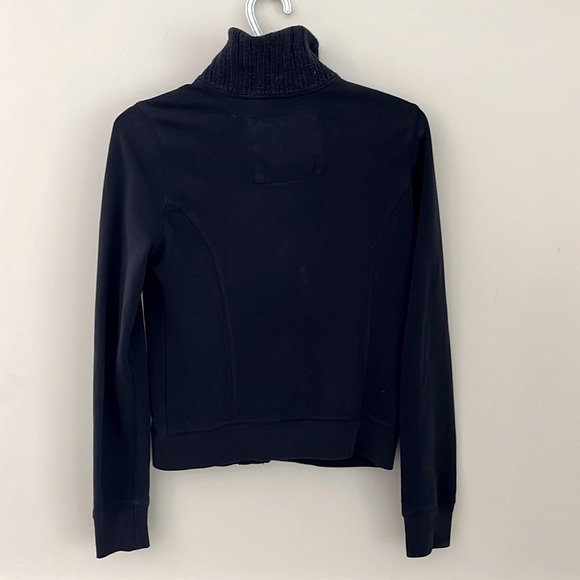 Abercrombie & Fitch Black Vintage Button Down Sweater Jacket M - Picture 11 of 12